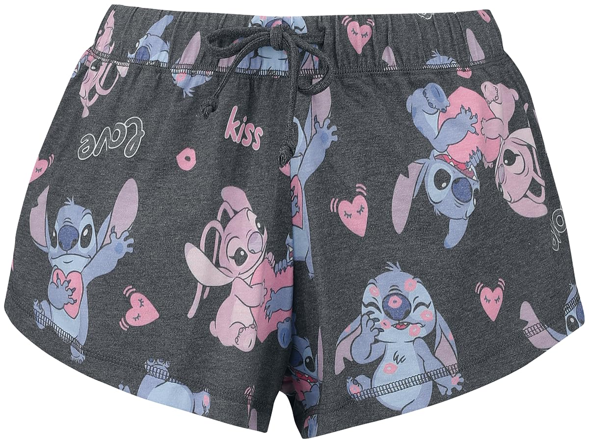 Lilo & Stitch Kiss Kiss Femme Pyjama Multicolore 100% Coton