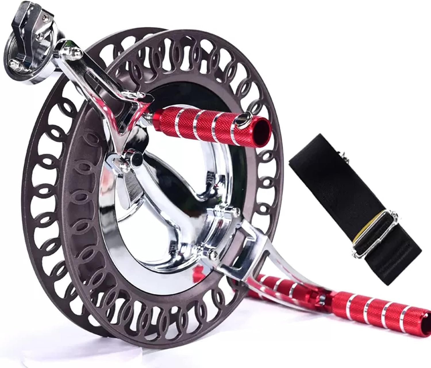 Kite Line Winder, String Wheel, Kite String Tools, Outdoor, Aluminum Alloy, Black