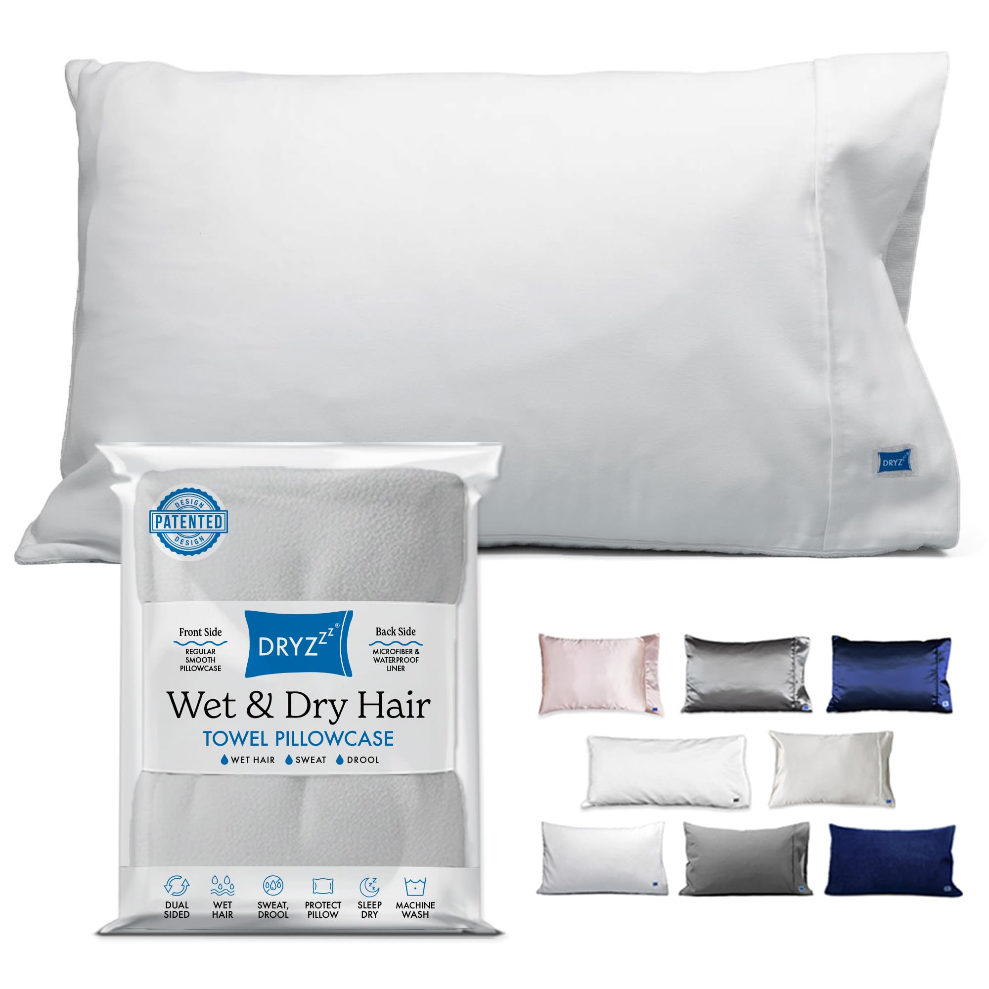 Amazon.com: DryZzz Waterproof Pillow Protector Cooling Pillow Case