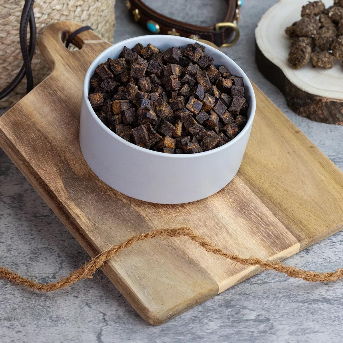 Bello & Friends Trockenbarf Complete Huhn, Hundefutter luftgetrocknet ohne Zusätze, Trockenfutter mit Obst und Gemüse, 1 kg