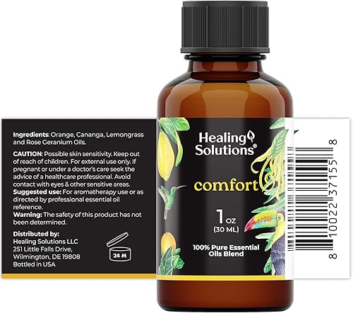 Miniatura 2 de Healing Solutions Aceite esencial Comfort Blend - 1 onza líquida