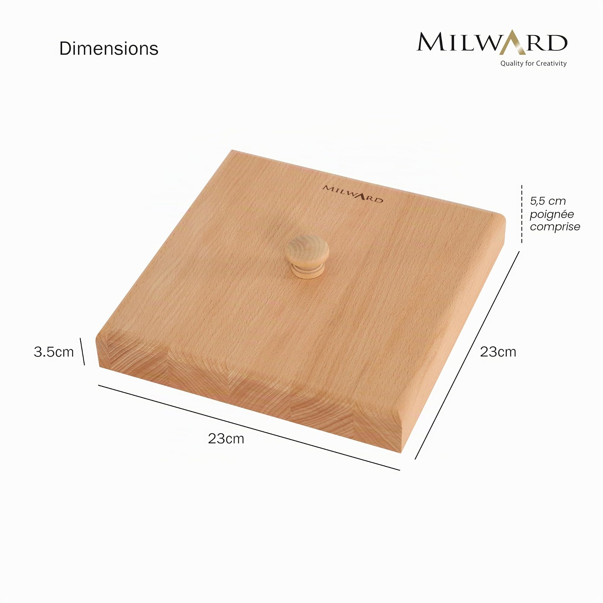 Milward Clapper de Tailleur en Bois pour Couture et Quilting, 2519040