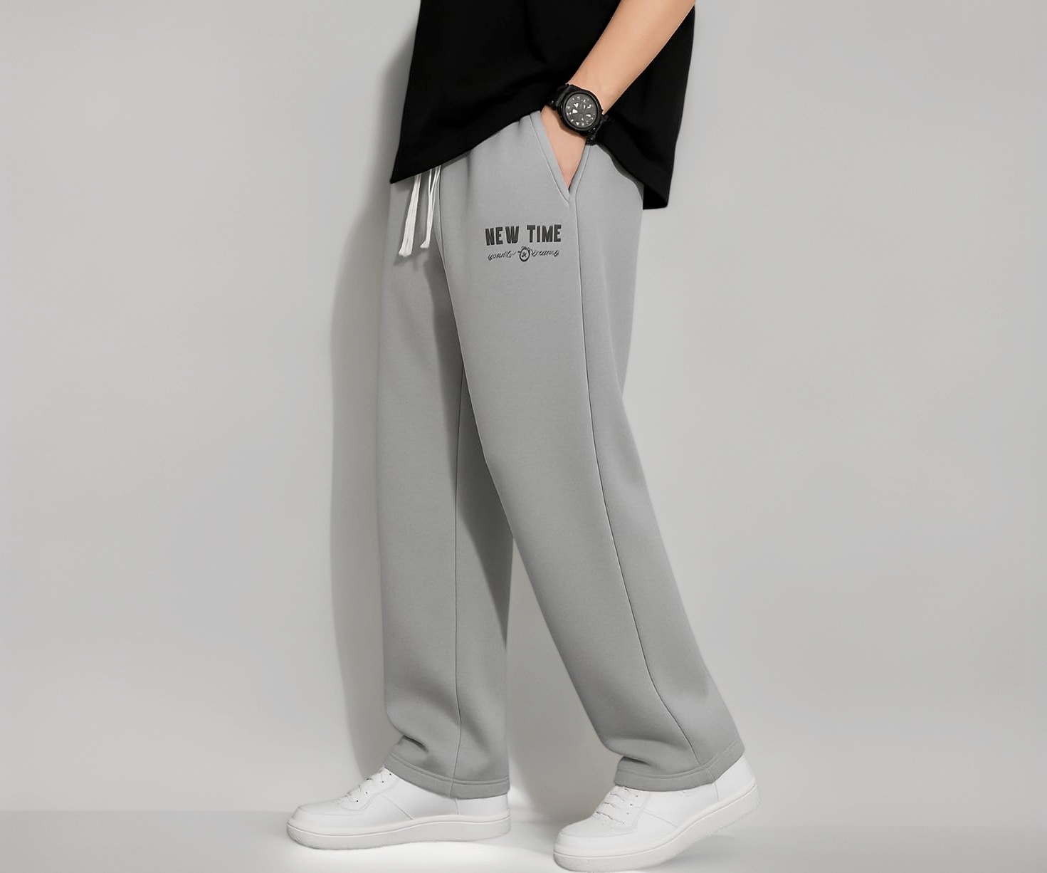 Samfor Mid-Rise Stretchable Joggers - Image 1