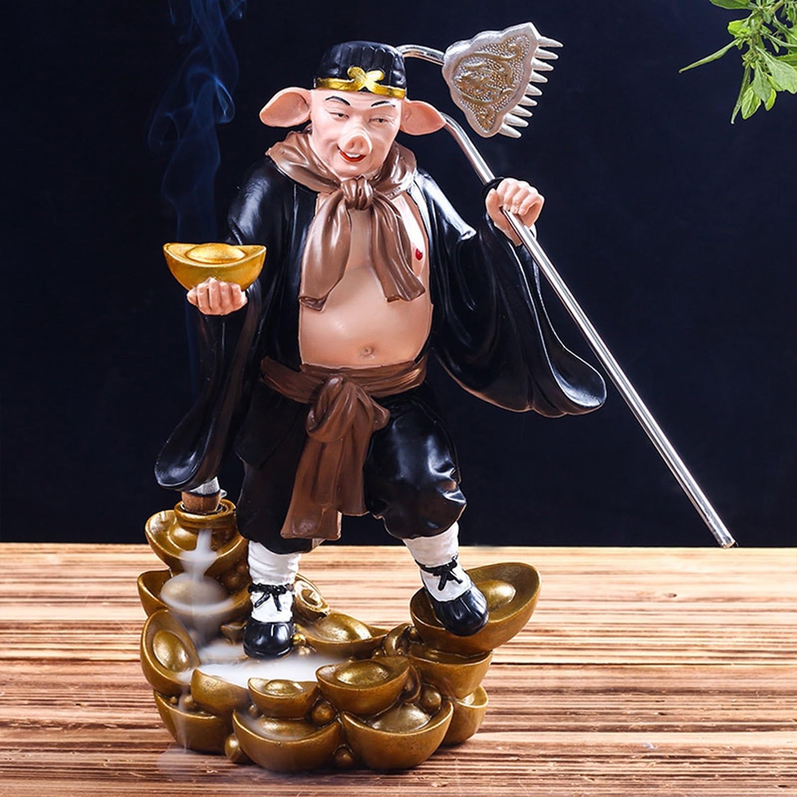 Statua Dekoracji Domu - Figurka Króla Małpy Słońca Wukong Figurki Figurki, Miniaturowa Rzeźba - Rodzinne Figurki Rzeźby Artystycznej, Do kolekcjonowania figurki lalki Figurka (B)