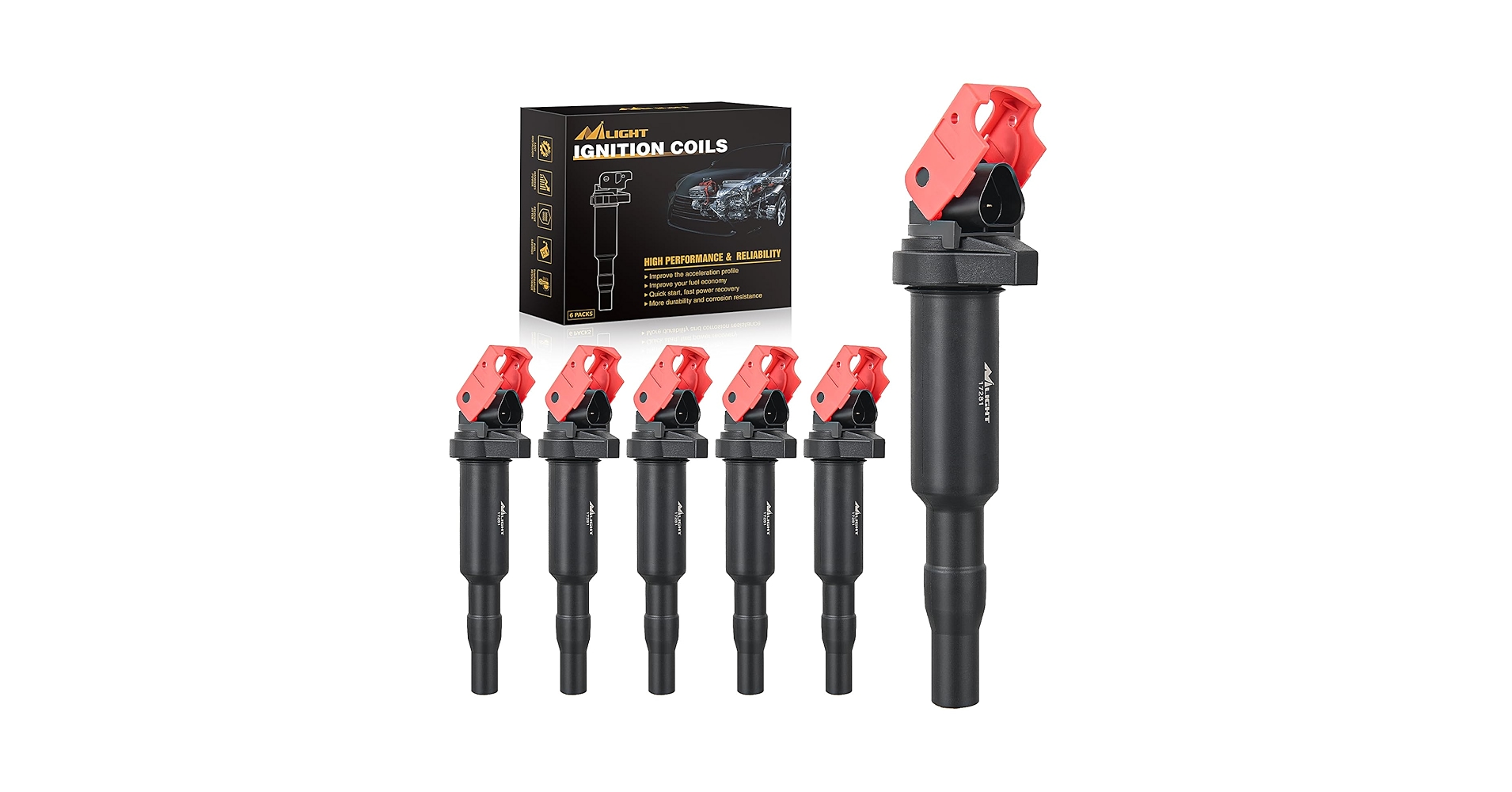 Amazon.com: Nilight Ignition Coil UF592 C1638 Automotive