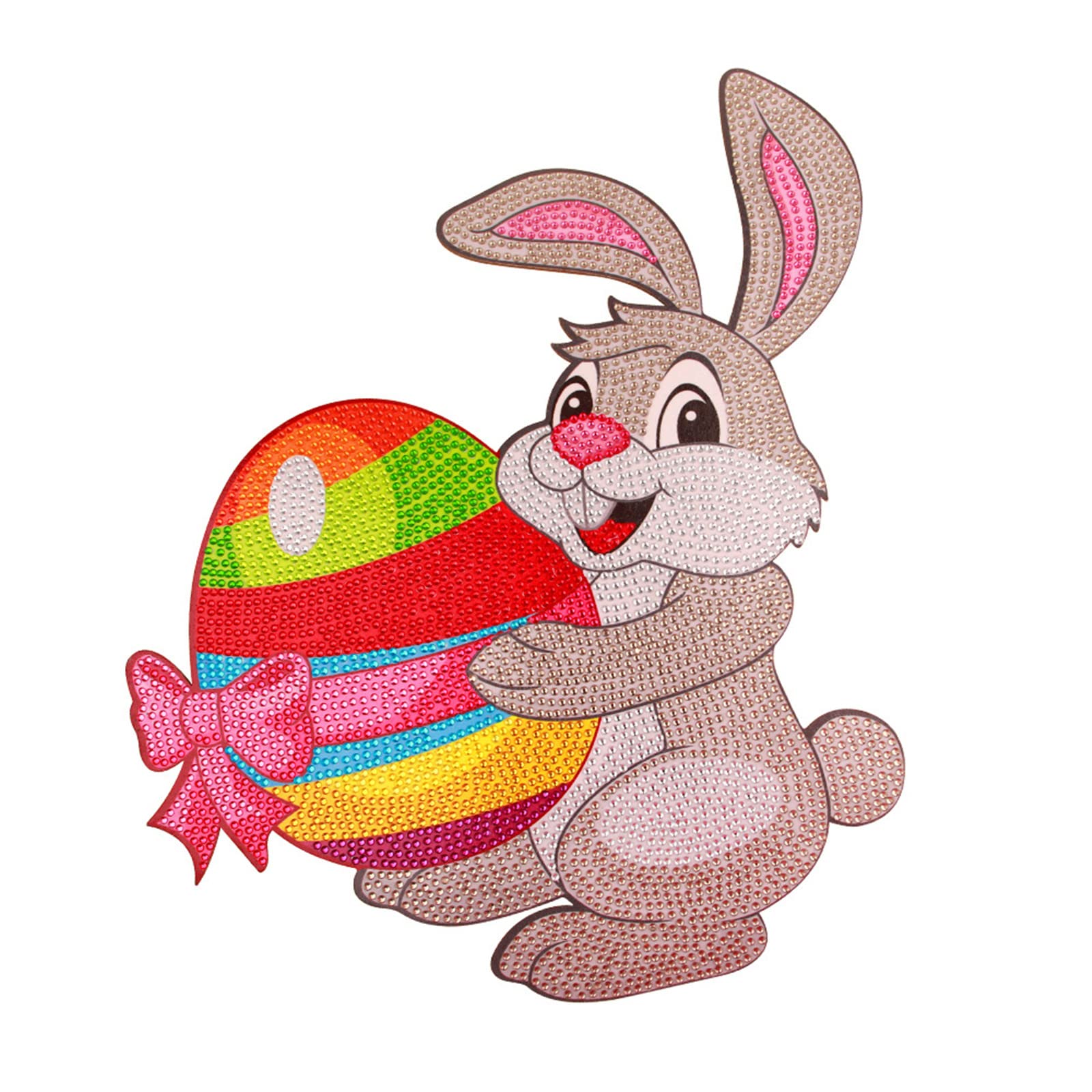 Peinture diamant diamant 5D lapin kit complet broderie pour déco murale