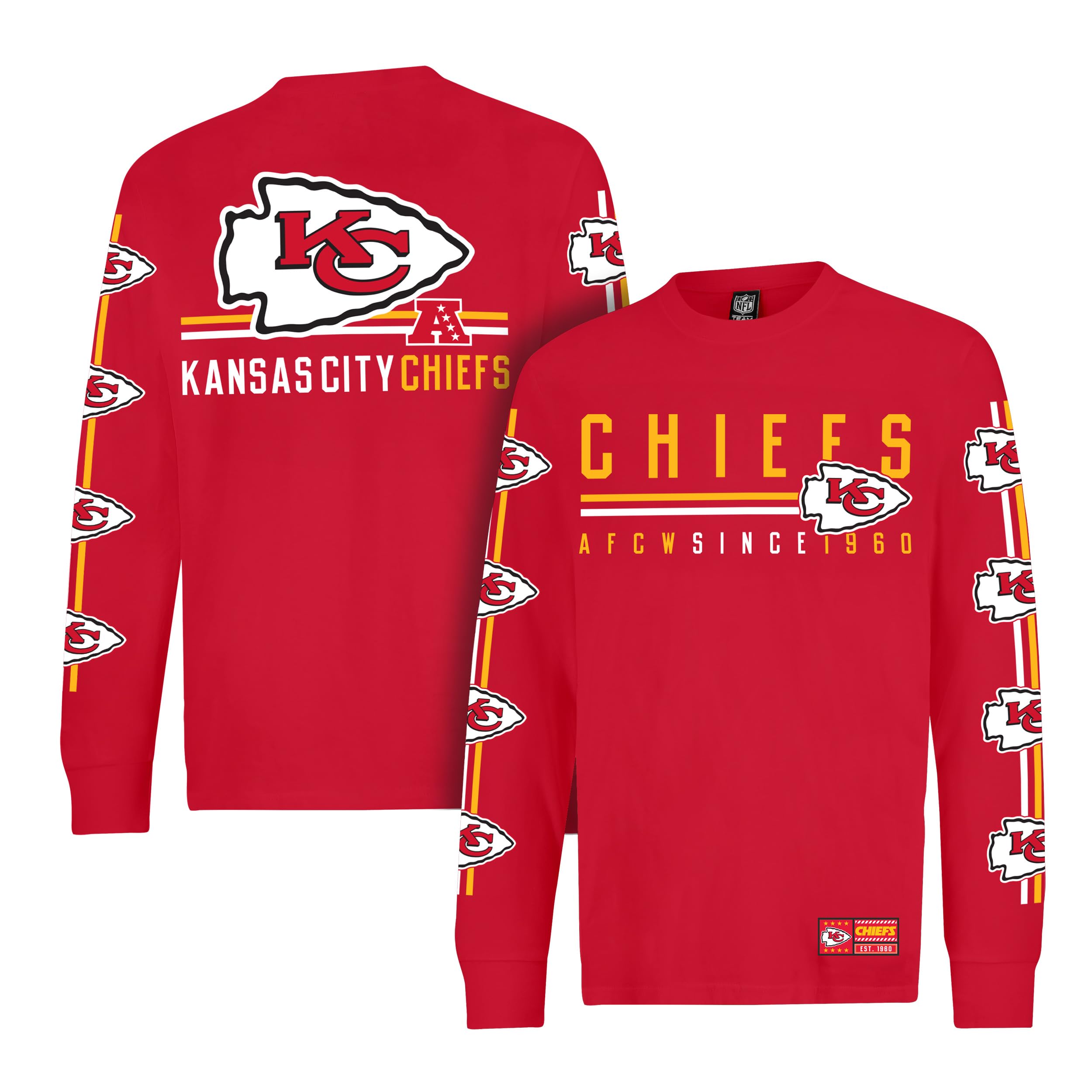 Ultra Game Youth NFL Official Supremely Soft Long Sleeve T-Shirt