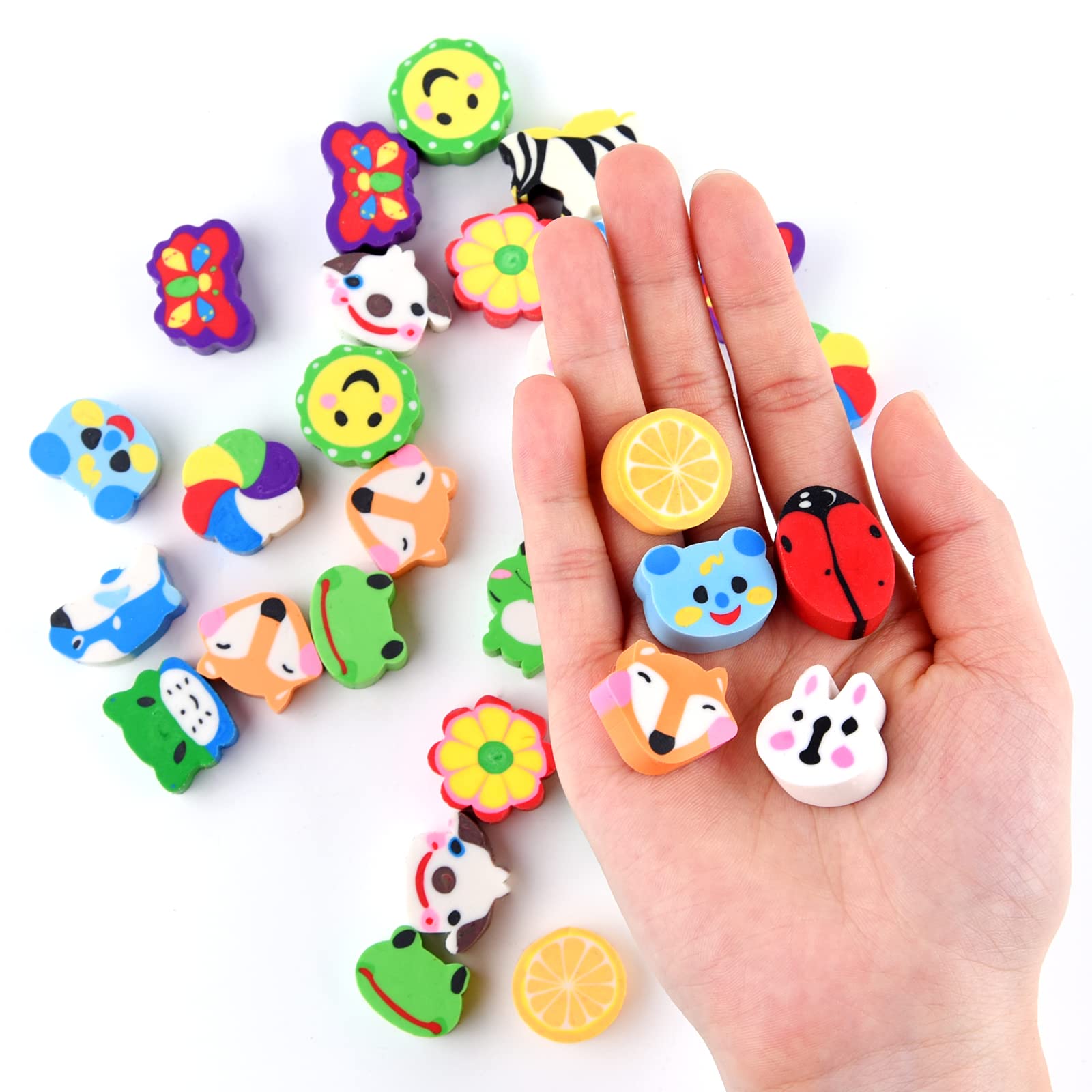 Gommine Per Cancellare Gomme Da Cancellare Animali Kawaii - 36 Pezzi Divertenti Per Bambini E Scuola Puzzle Educativi