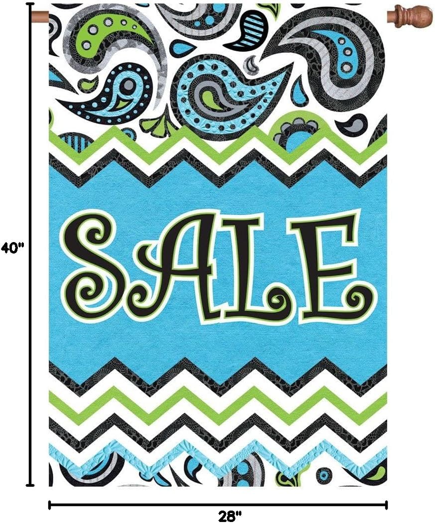28 IN. FLAG - PAISLEY SALE