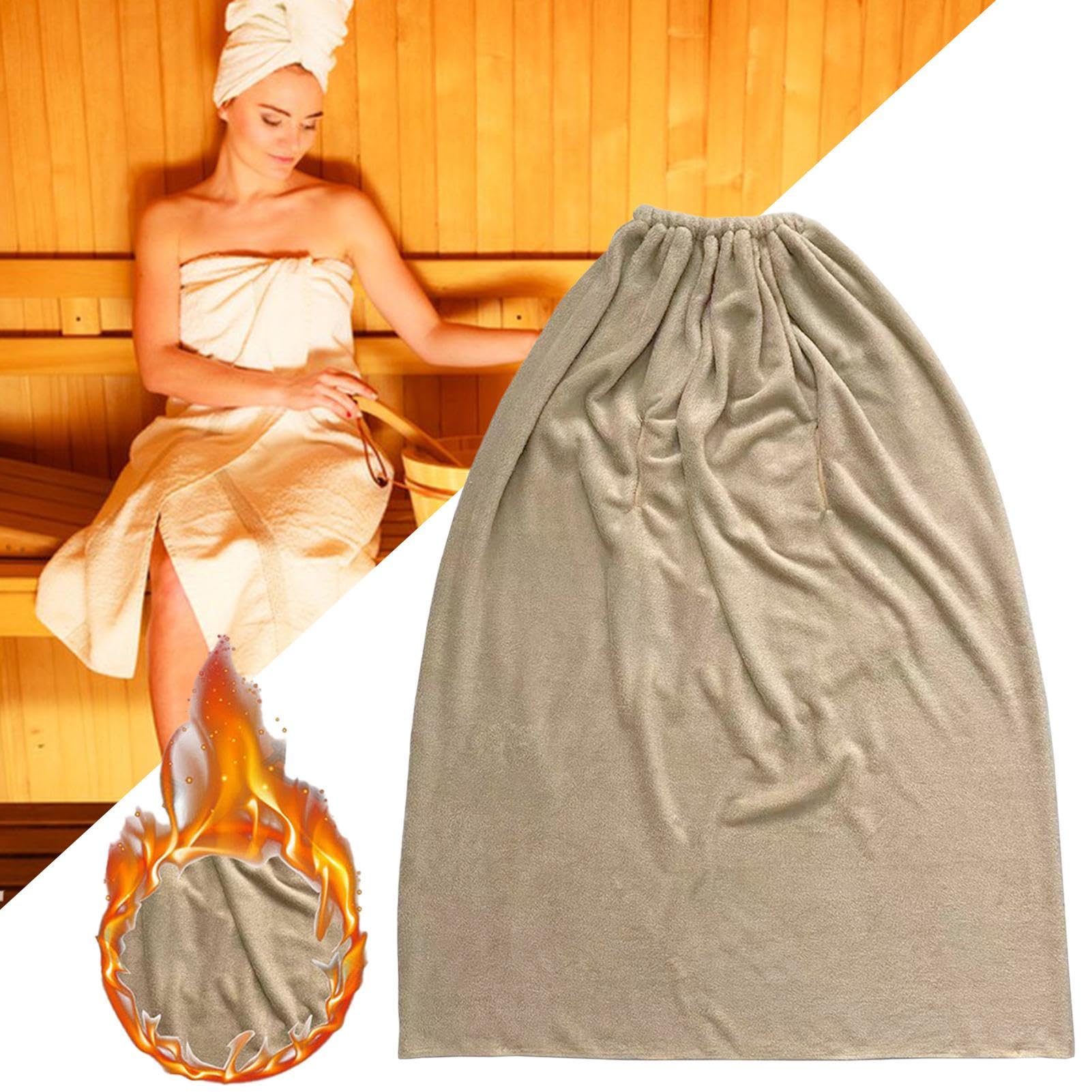 Vestido de Spa - Cobertura de Vapor Completa para el Cuerpo | Suave Unisex para Hombres Mujeres Spa Viaje Casa Salón