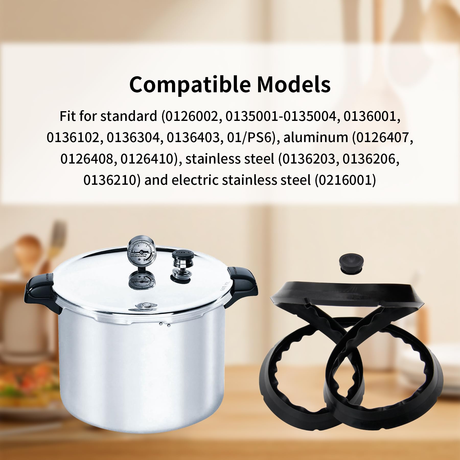 09936 Sealing Ring With Overpressure Plugs Compatible With Presto