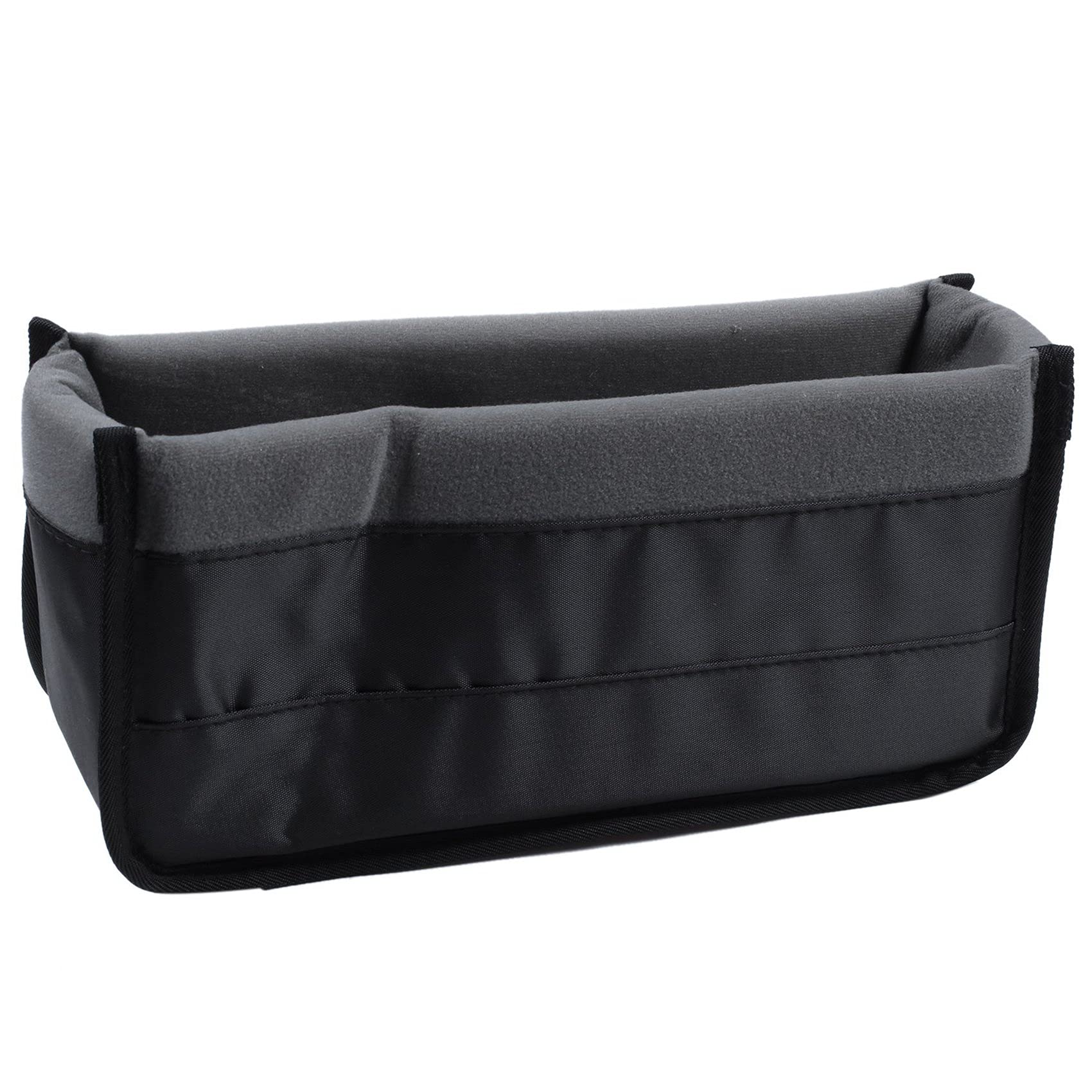 4 x odporne na uderzenia lustrzanki DSLR SLR wkładka organizator Case Partytion Divider ochrona etui (czarny +)