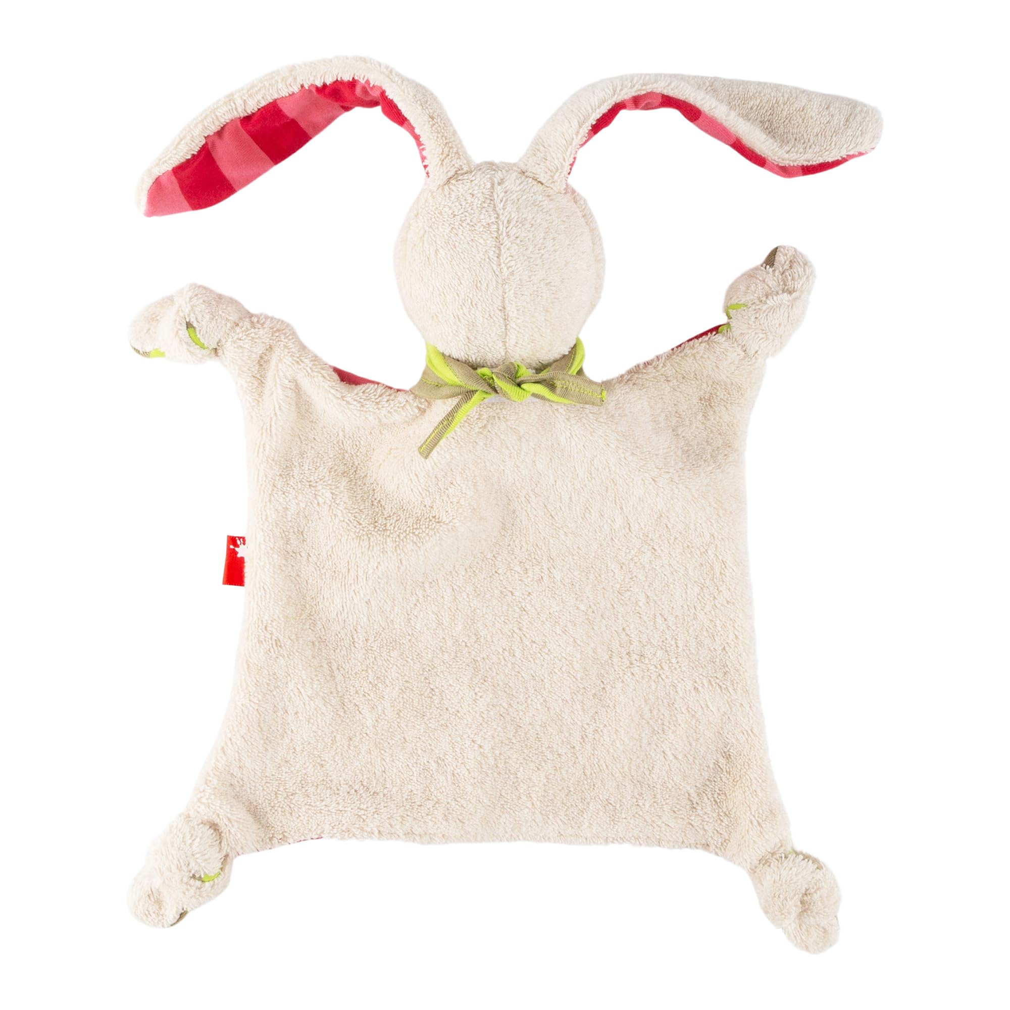 SIGIKID Schnuffeltuch Hase pink Baby Schmusetuch - Spielzeug Stofftier Kuscheltier – Stofftuch für Neugeborene - Plüschtier zum Trösten für Babys und Kleinkinder ab Geburt geeignet
