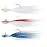 Dr.Fish 3 Pack Bucktail Jig Saltwater Fishing Jig Buck Tail Hair Lure Surf Fishing Bass/Striper/Mackerel/Halibut/Flouder Lure 1/2oz