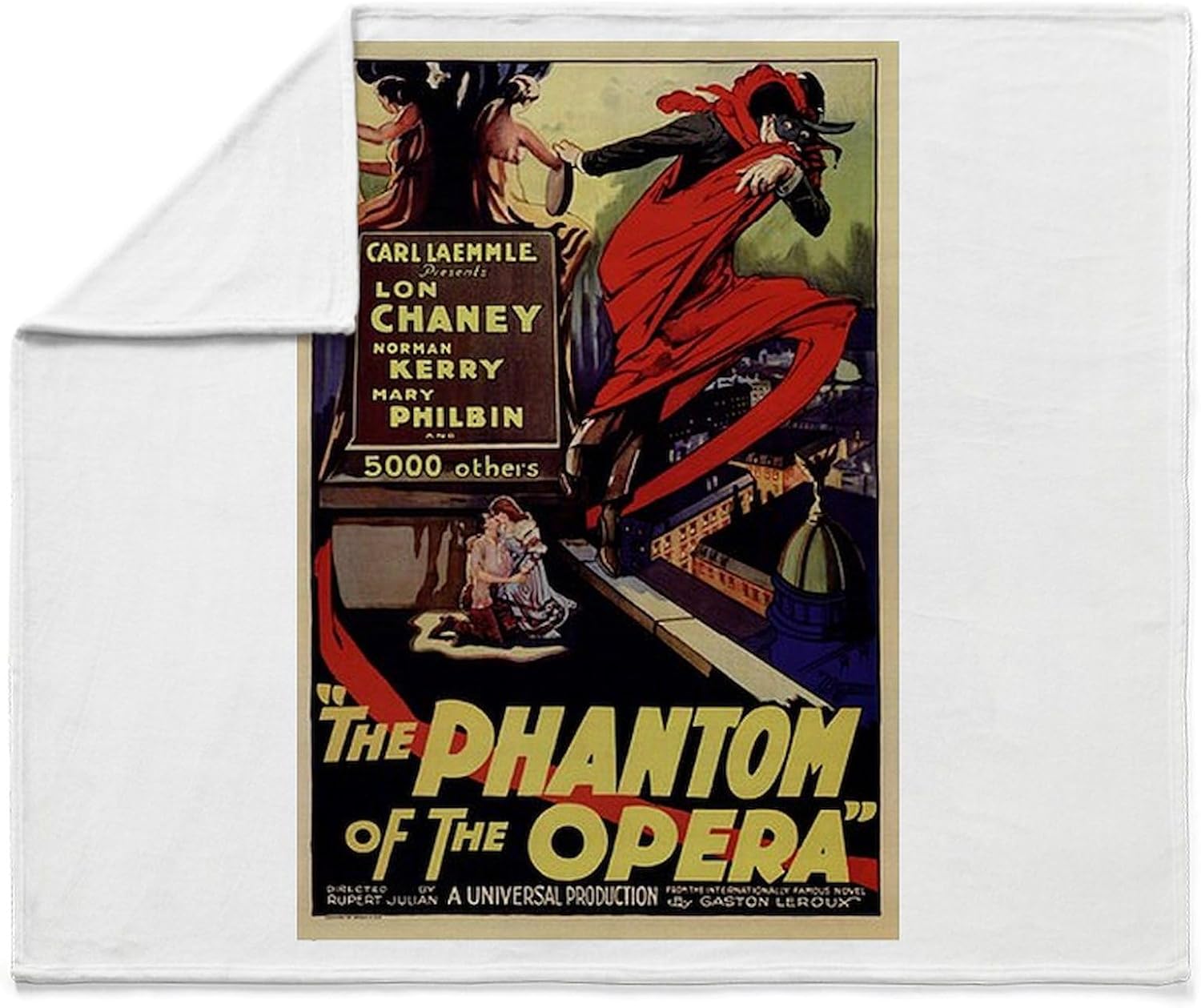 CafePress Original Phantom Throw Blanket Super Soft Fleece Plush Throw Blanket, 60"x50"