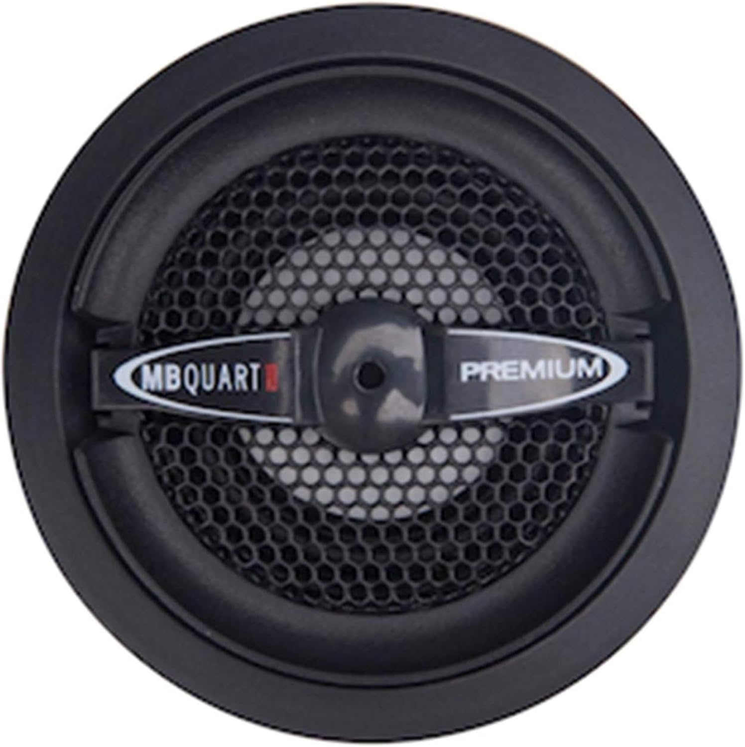 Front view of MB Quart PS1-216 tweeter with grill