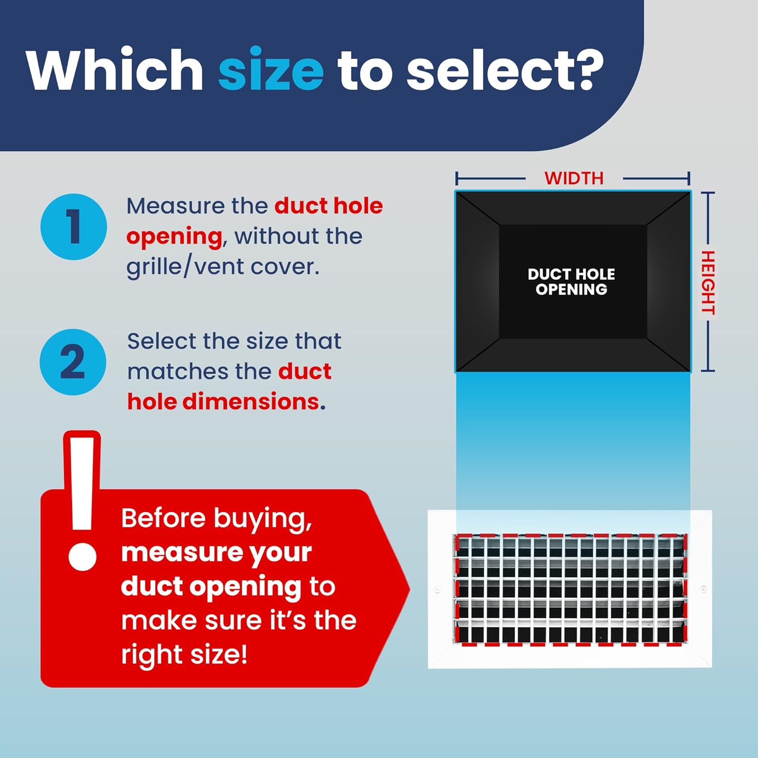 10" x 6" (Duct Opening) Register Vent Cover – Adjustable Single Deflection Aluminum HVAC Grille for Heater, Decorative Ceiling Wall Air Supply Multi-Shutter Damper – Durable & Rustproof ACLAMINAIRE