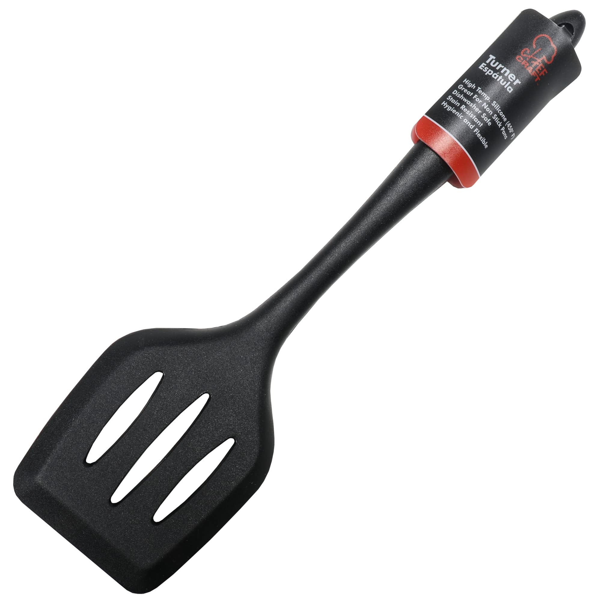 Chef Craft 13610 Spatule en silicone Noir