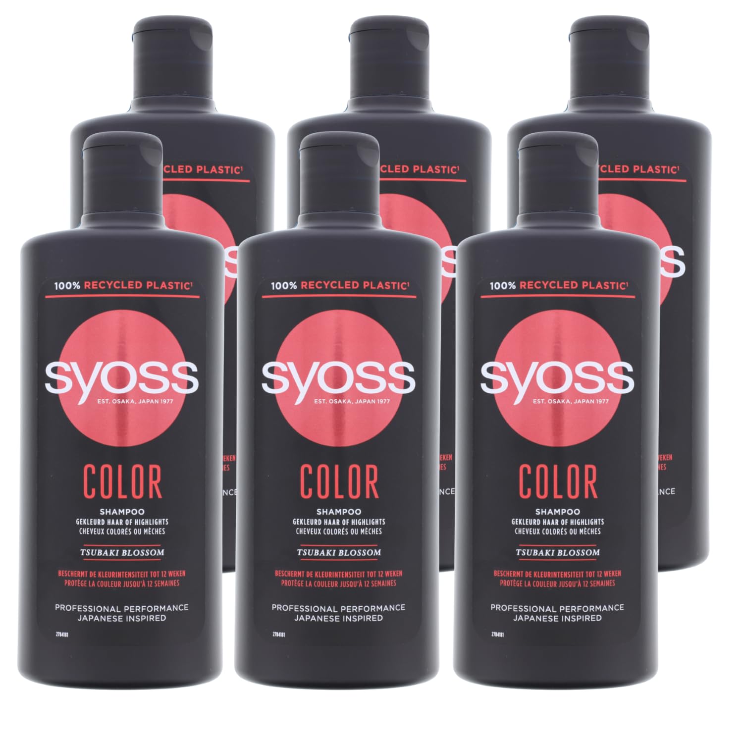 Syoss COLORISTE Shampooing, 6 x 440 ML