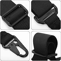 Vista 4 de Accmor 2 Points Extra Long Rifle Sling, Two Point Traditional Gun Slings Standard Strap with Metal Hook for Outdoor Sports