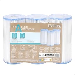 Intex 29003-PACK 3 Cartuchos Filtro Tipo A