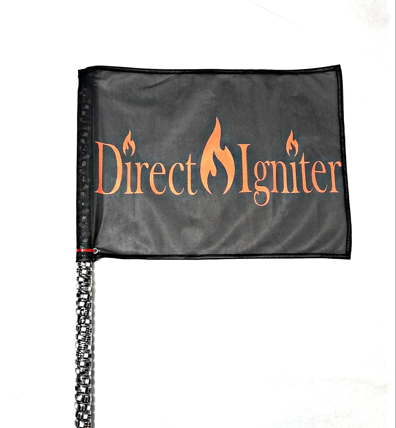 Direct Igniter WRAPPED L.E.D. RGBW SAFETY FLAG WHIP 20 COLORS OVER 30 MODES+ REMOTE RZR CAN-AM TWISTED SPIRAL (2 FOOT PAIR)