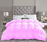 Vista 20 de Edredón de lujo para todas las estaciones, estilo pintuck, 100% algodón orgánico, tamaño Queen de 98 x 98 pulgadas, edredón plisado de 3 piezas