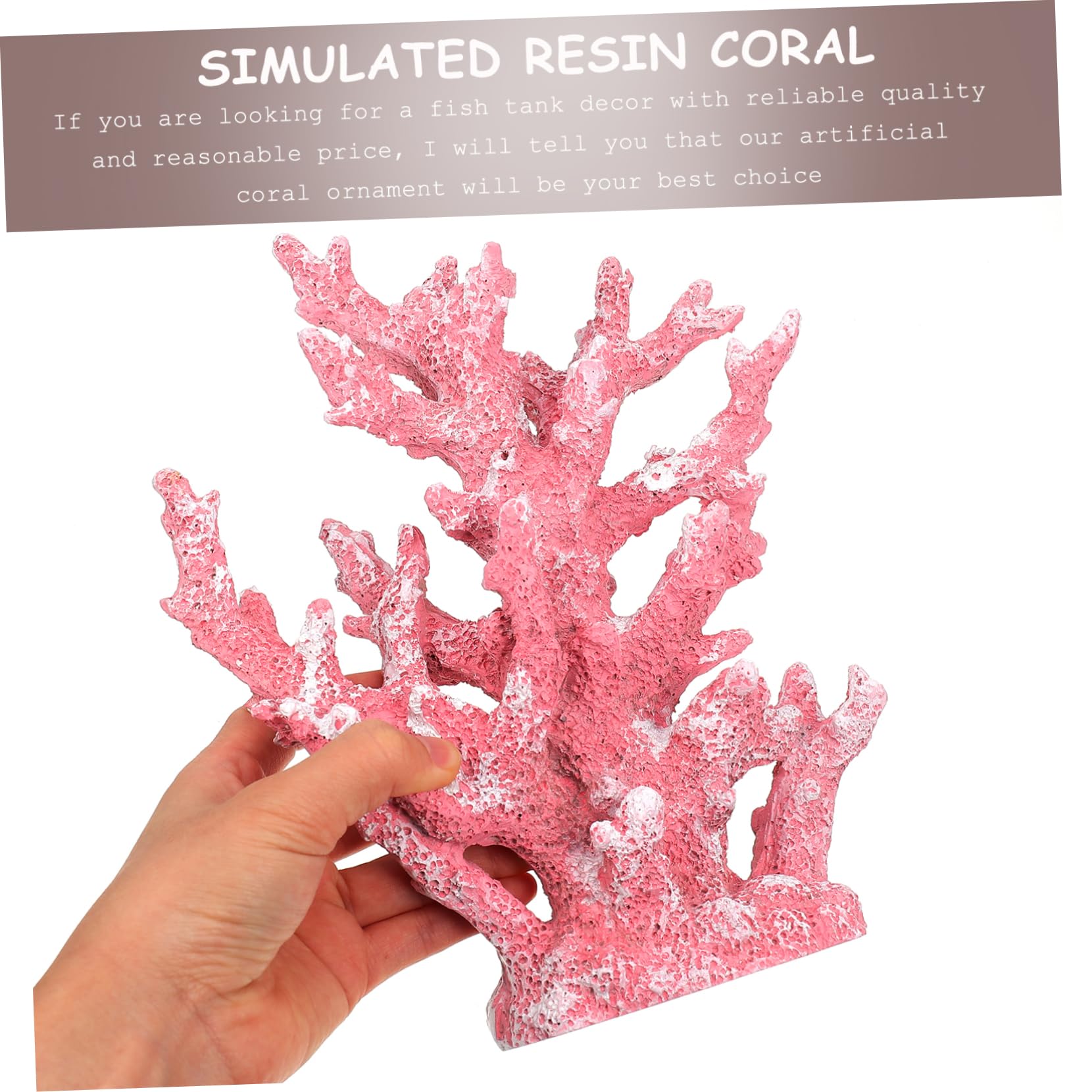 Ornement Artificiel Résine pour Aquarium Décoration Méditerranéenne Naturelle pour Aquarium pour Embellir Votre Espace Aquatique