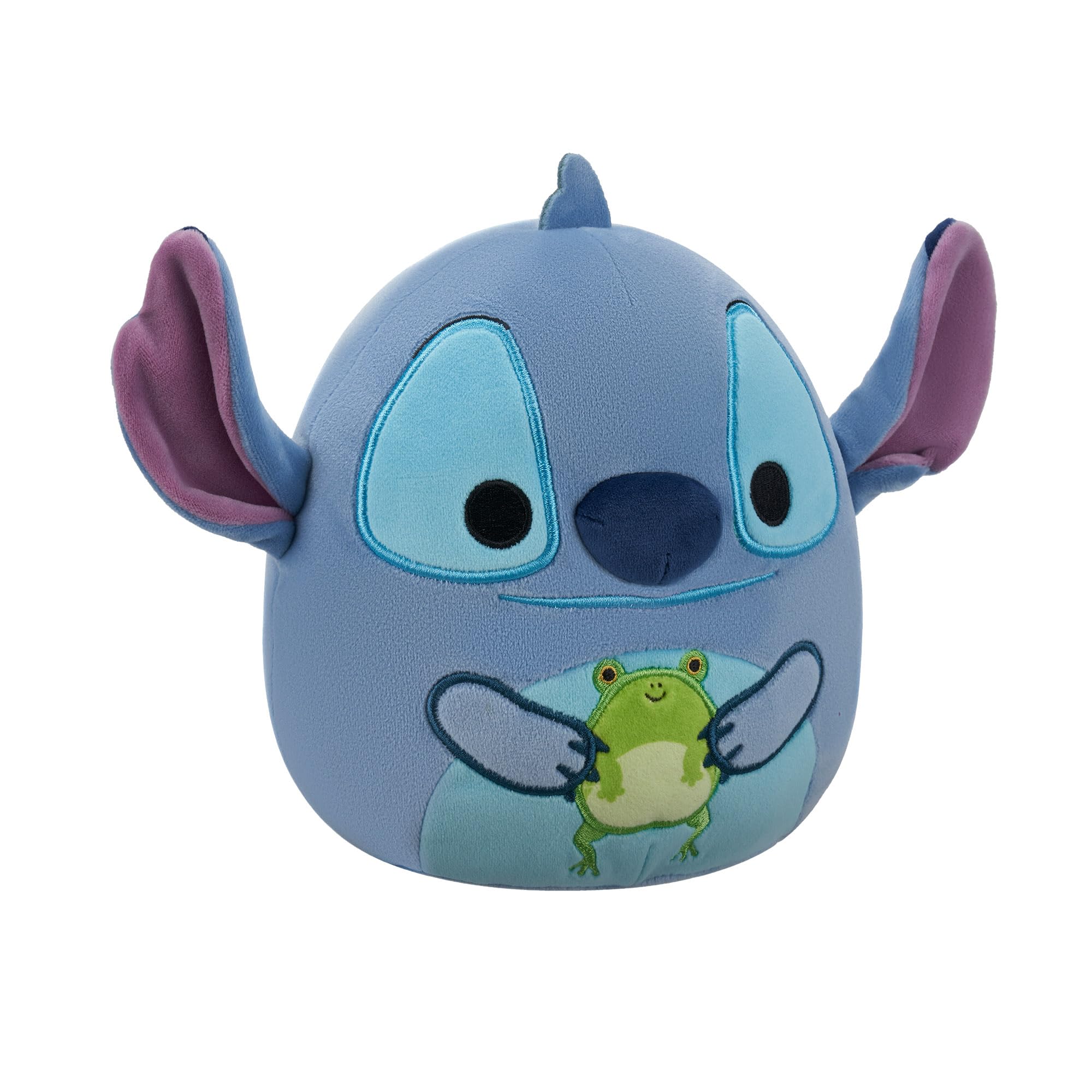 Squishmallows Original Disney 10-Inch Stitch Holding Frog - Official Plush - Disney Stitch, Stitch With Frog, 10 inches - Image 2