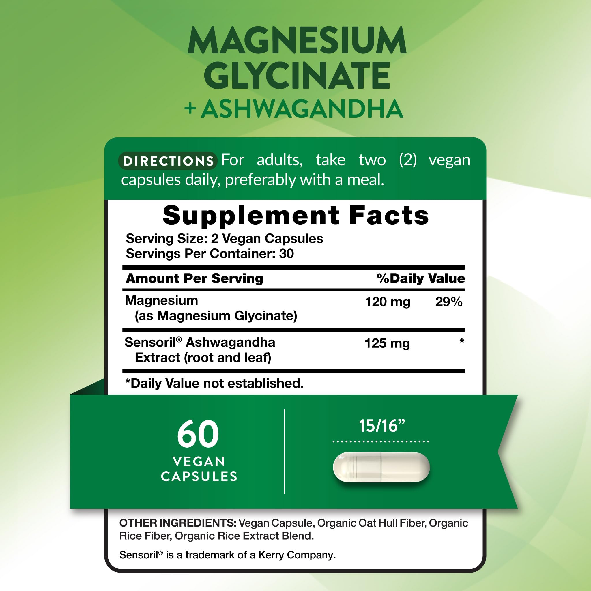 Nature's Truth Magnesium Glycinate & Ashwagandha Pills — Amazon image 2