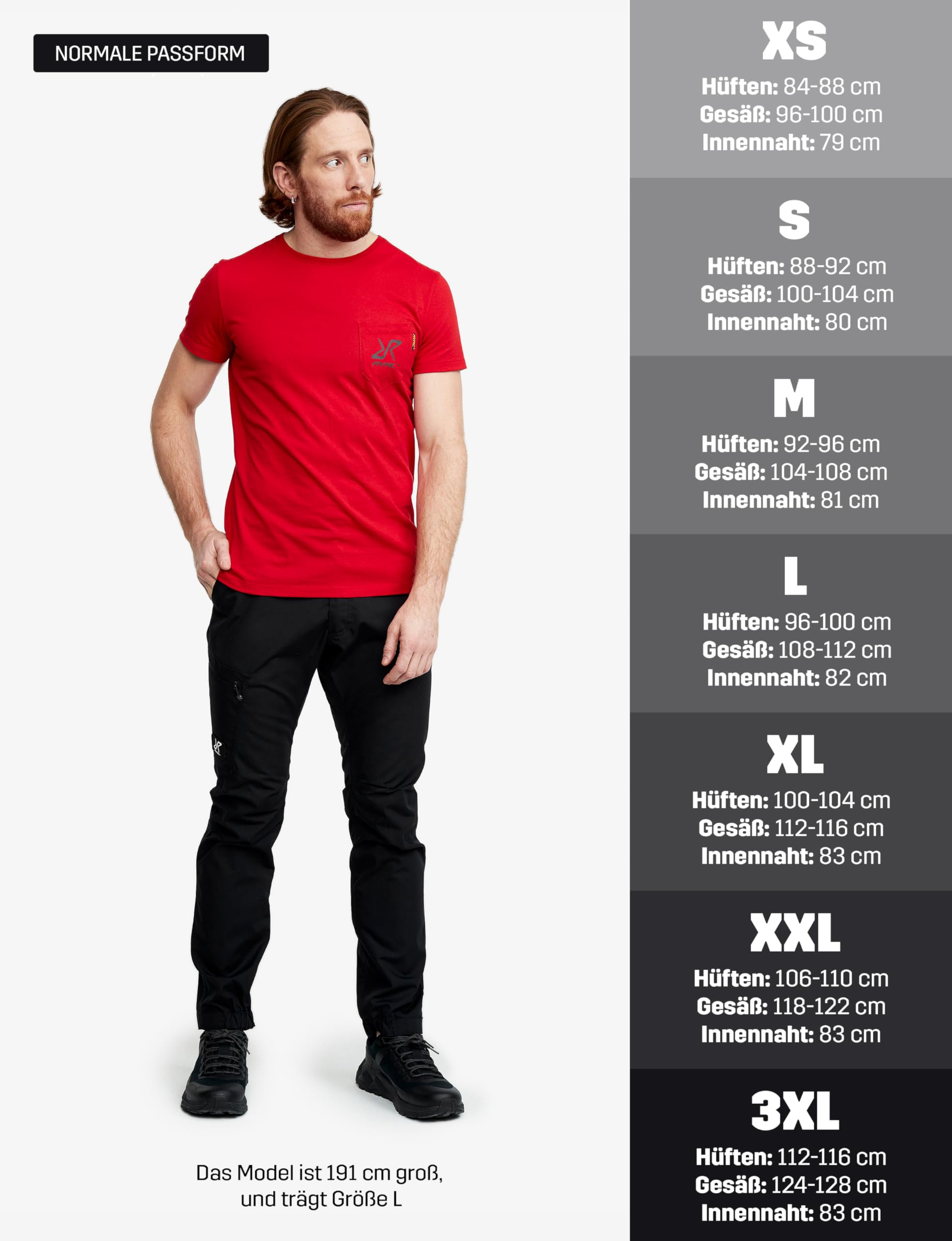 RevolutionRace Outdoor Basic Pants für Herren, Wanderhose für viele Outdoor-Aktivitäten