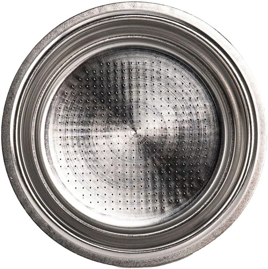 Leverpresso 51mm Pressurized Portafilter Basket – Dual Wall Stainless Steel Double Shot Coffee Filter for Espresso Machines, Fits 18g Ground Coffee