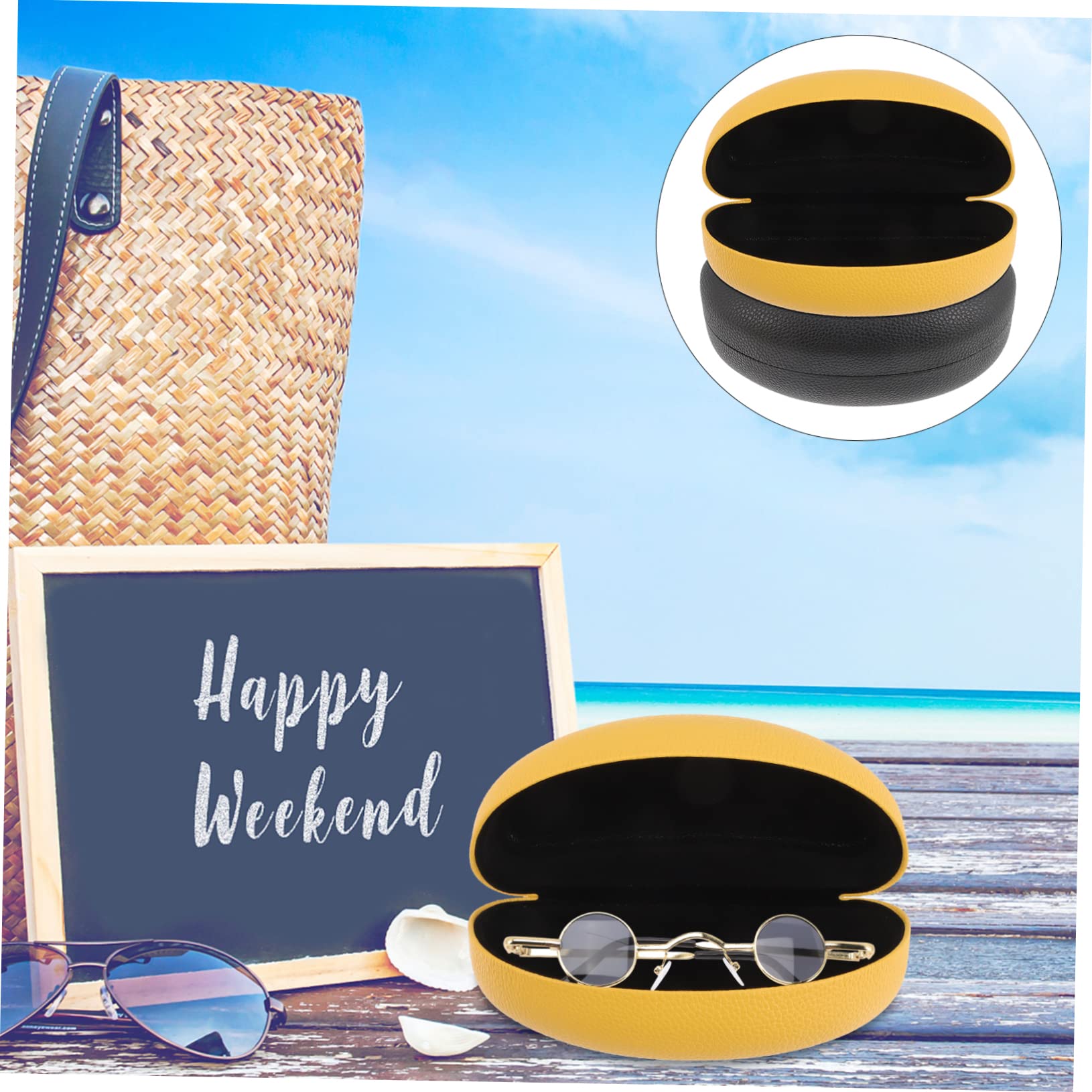 VALICLUD Étui À Lunettes De Soleil Titulaires Dur Cas Étui Lunettes Organisateur De Voyage Pour Lunettes De Soleil Étui À Lunettes Rigide Pour Femme Doublure En Pvc