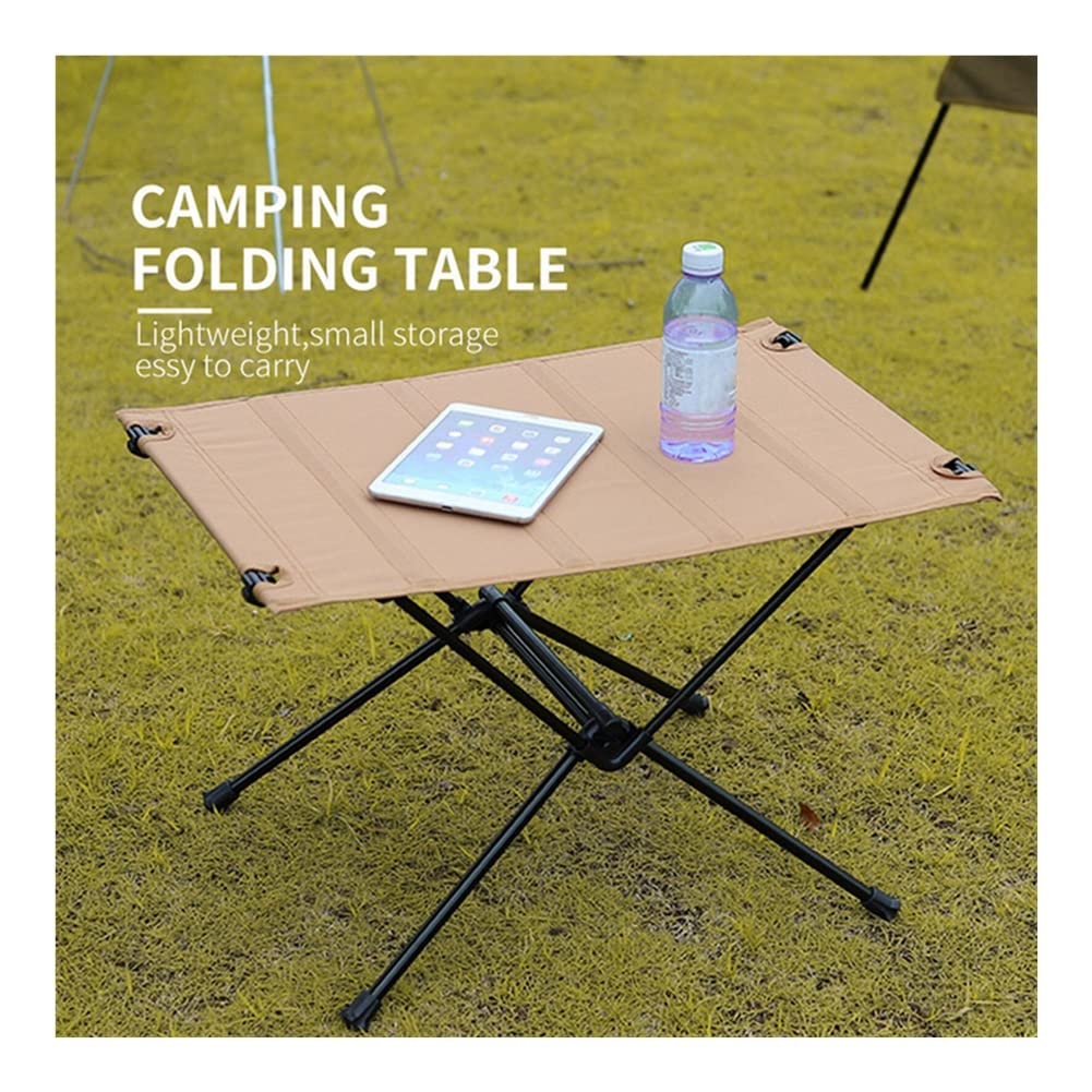 tavolo da campeggio Tavolo da campeggio pieghevole-Tavolo pieghevole leggero in alluminio Tavoli arrotolabili compatti Tavolo pieghevole per la pesca Picnic BBQ Tavolo da campeggio pieghevole e legg