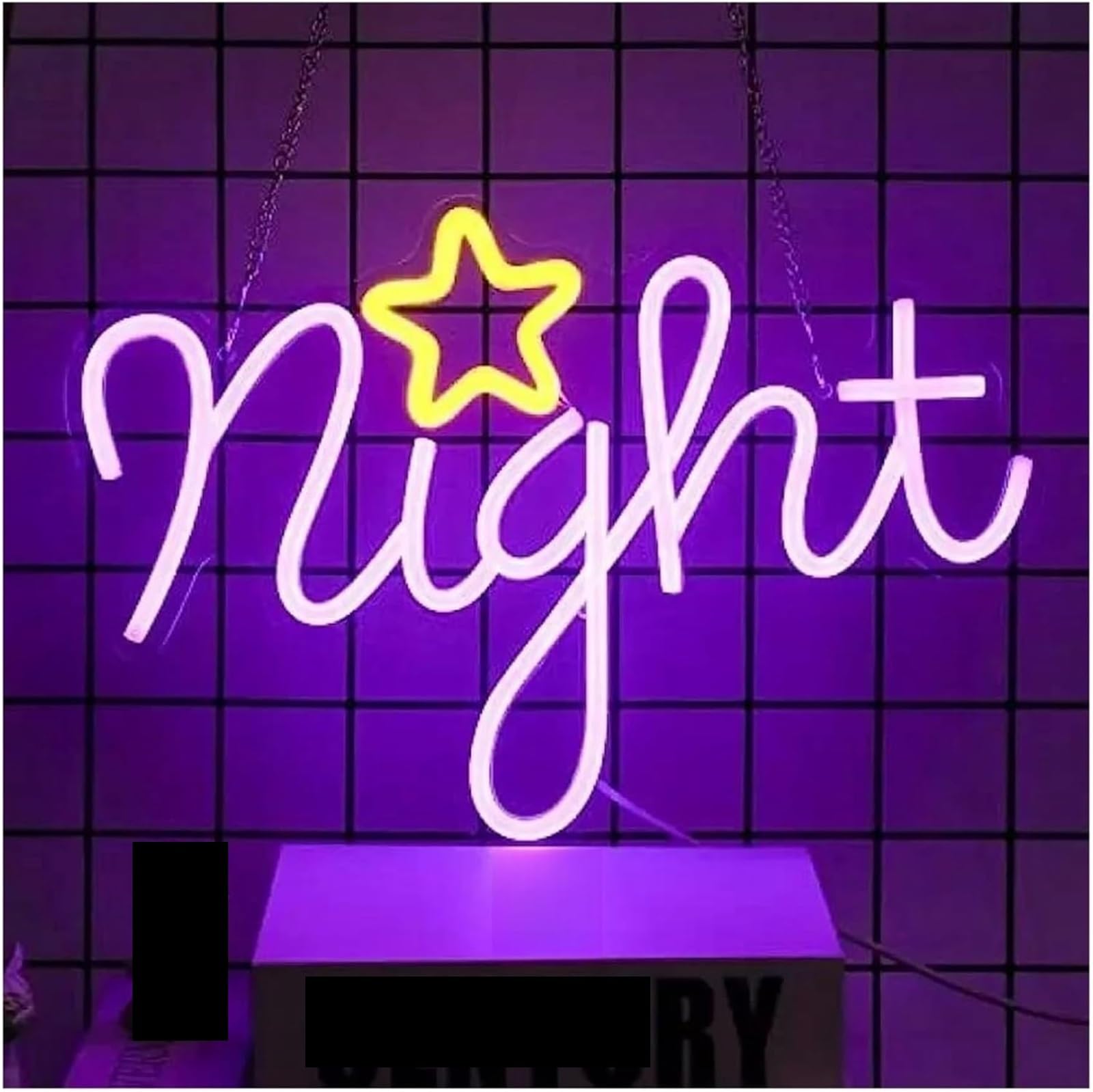 Zynther Neon lamp for neon Lamp Night for Sign for Wall Decor LED Light for Powered 42cm×26.7cm