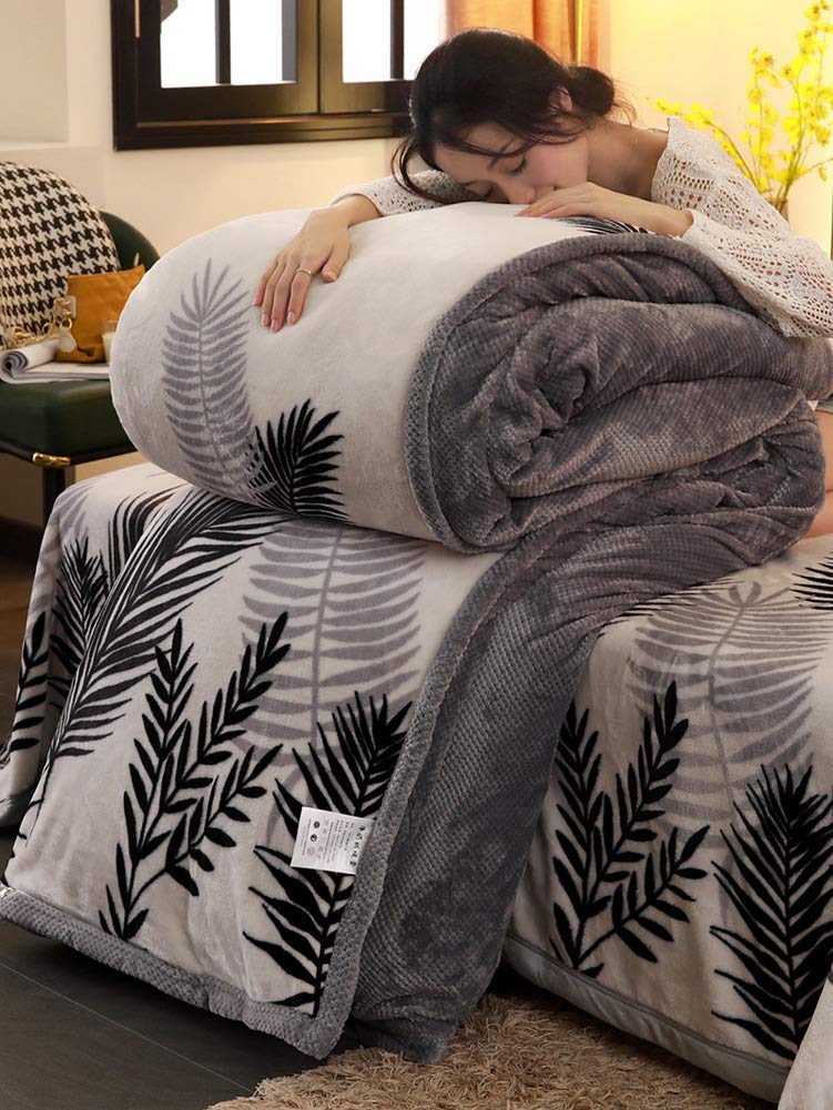 Zacht Omkeerbaar Dekbedovertrek Met Vleermuislogo - Geborsteld Microvezel Flanel Grijs 200x200 Cm Met Ritssluiting - Luxe Slaapcomfort Voor Volwassenen