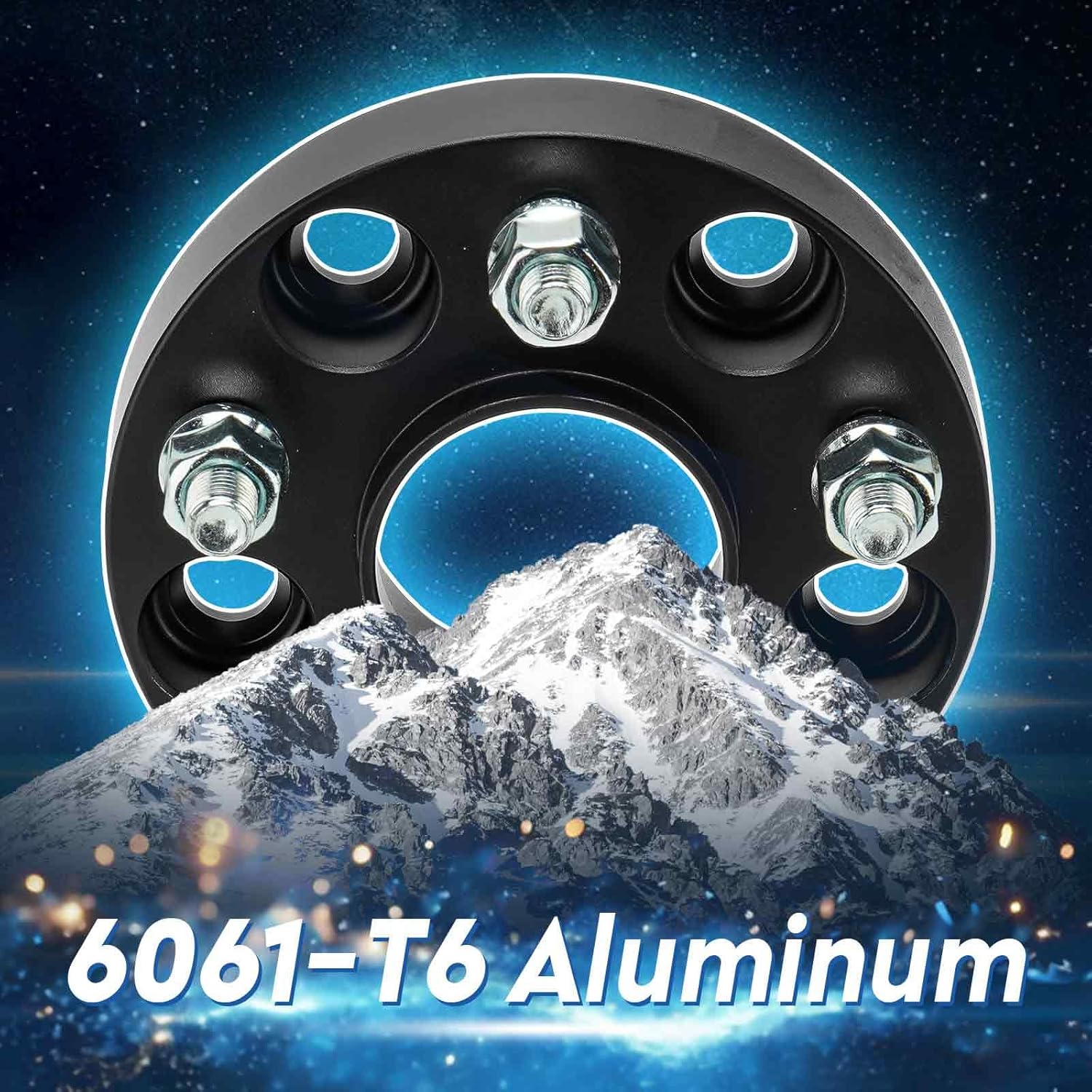 TadaMark 5x4.5 1in Hubcentric Wheel Spacers, 5x114.3mm Forged 5 Lugs Adapters, Fit for Acura CL 2001-2003, for CSX 2006-2011, for ILX 2013-2021, for RDX 2007-2021, 64.1mm Bore with M12x1.5 Studs 4pcs