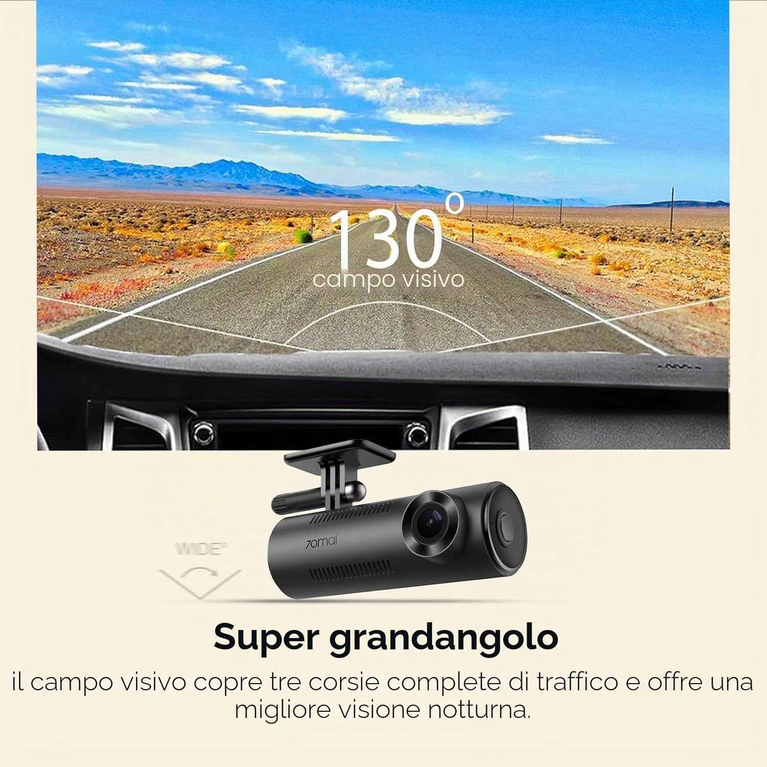 70Mai M310 Dash Cam Dark Gray (6971669783242)