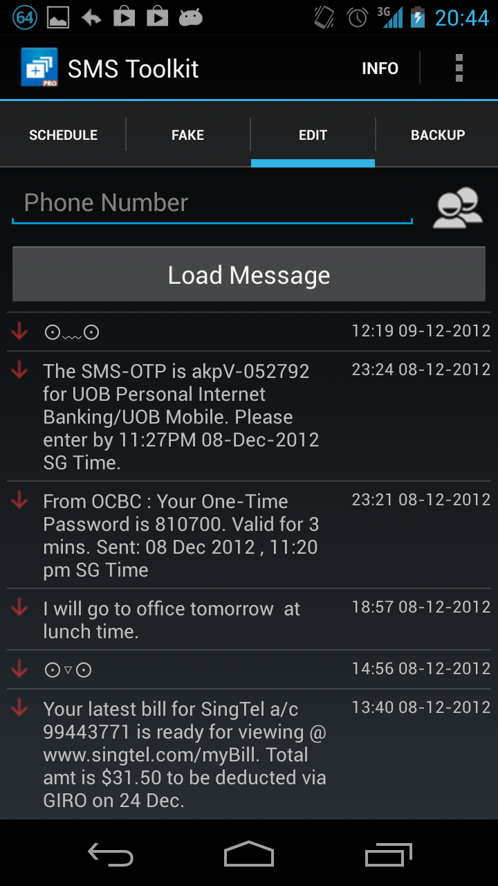 SMS for Android
