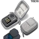 PROYOMO Carrying Case Small Storage Bag PU Hard Travel Protector Protective Cover Eva Box Carabiner Accessories Compatible with DJI Osmo Action 5 Pro/4/3/ Insta360 Ace/Ace Pro/2/ GoPro Hero gallery image