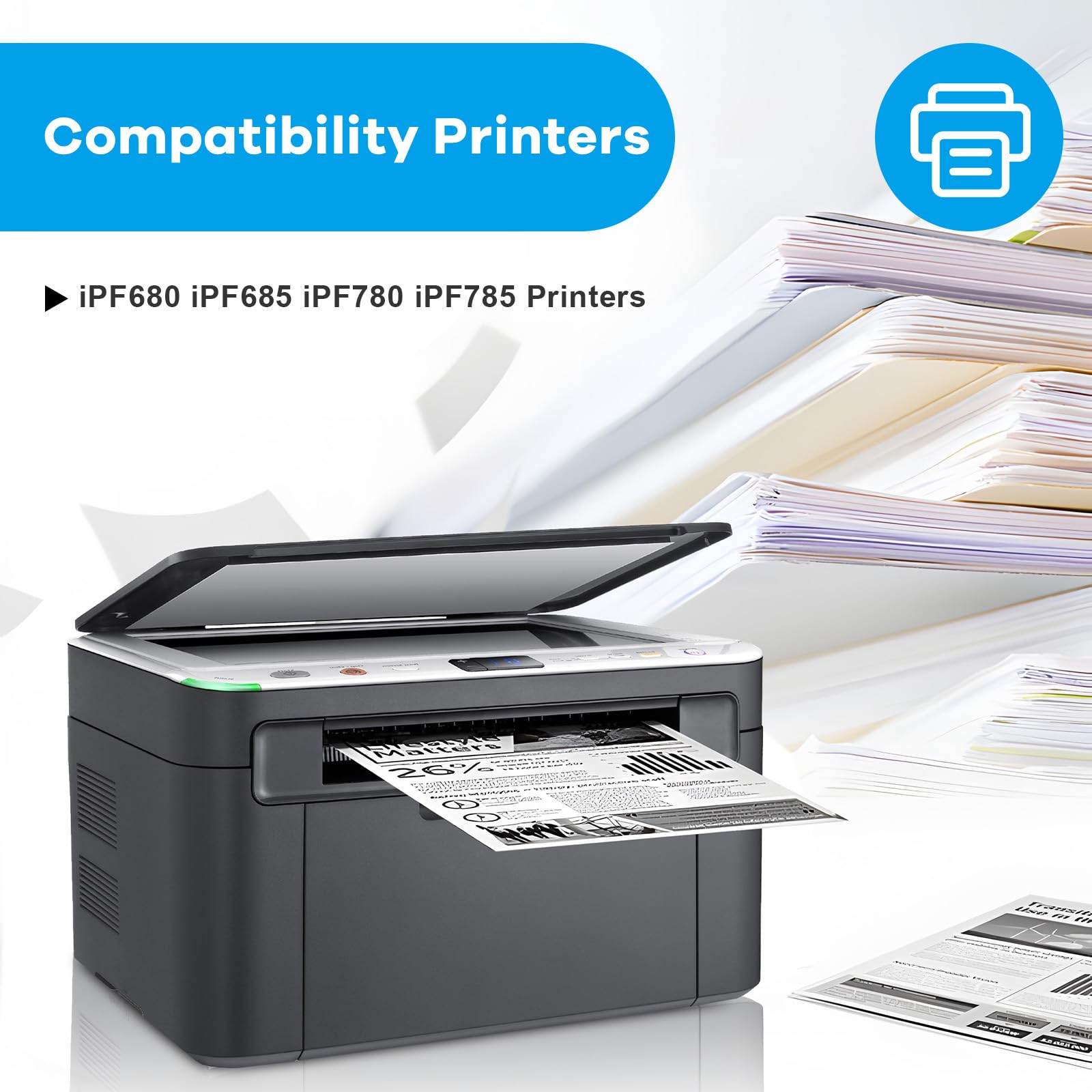 Canon PFI-207BK/M インクカートリッジ 300ml Amazon.com: Canon PFI-207BK ImagePrograf iPF680 iPF685