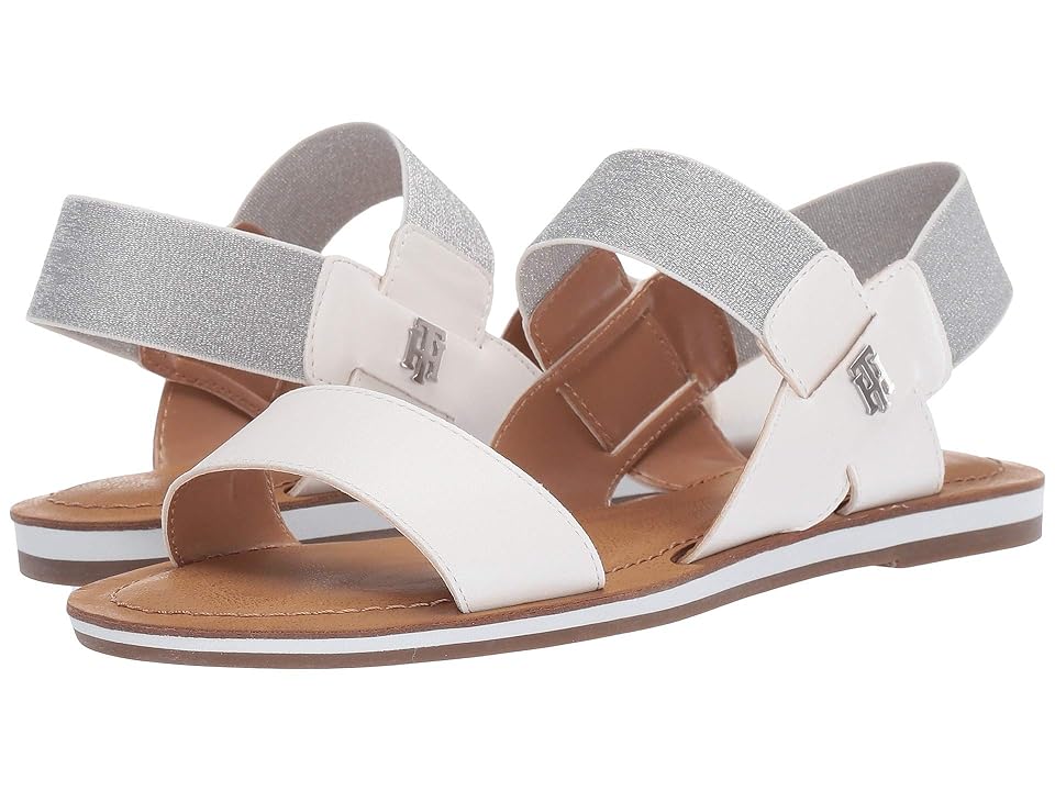 

Tommy Hilfiger Geena (White/Silver) Women's Shoes