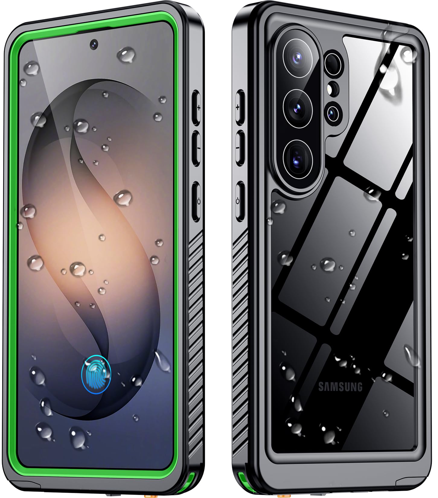 SPIDERCASE Designed for Samsung Galaxy S26 Ultra Case Waterproof,Built-in Screen & Camera Lens Protector[IP68 Underwater] [Military Grade Shockproof] Full Body Protection Phone Case,Black/Clear — view 19