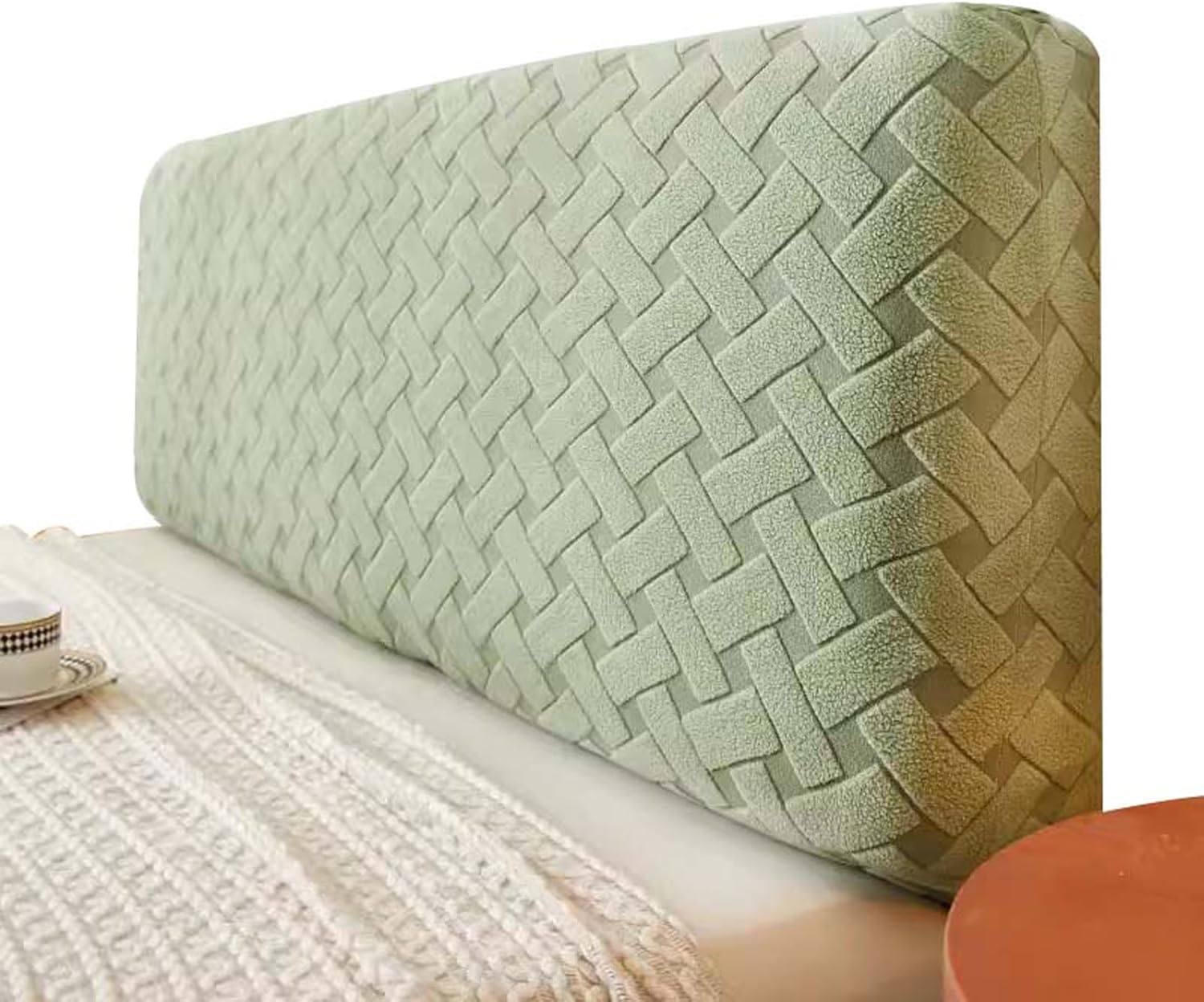 UYSELA Headboard Slipcover for Single/King/Double, Velvet Headboards Covers Slipcover, Stretch Bed Headboard Cover Headboard Protector Cover