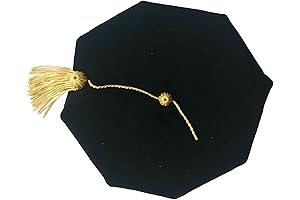 Grad Days Doctoral Graduation Tam with Gold Bullion Tassel