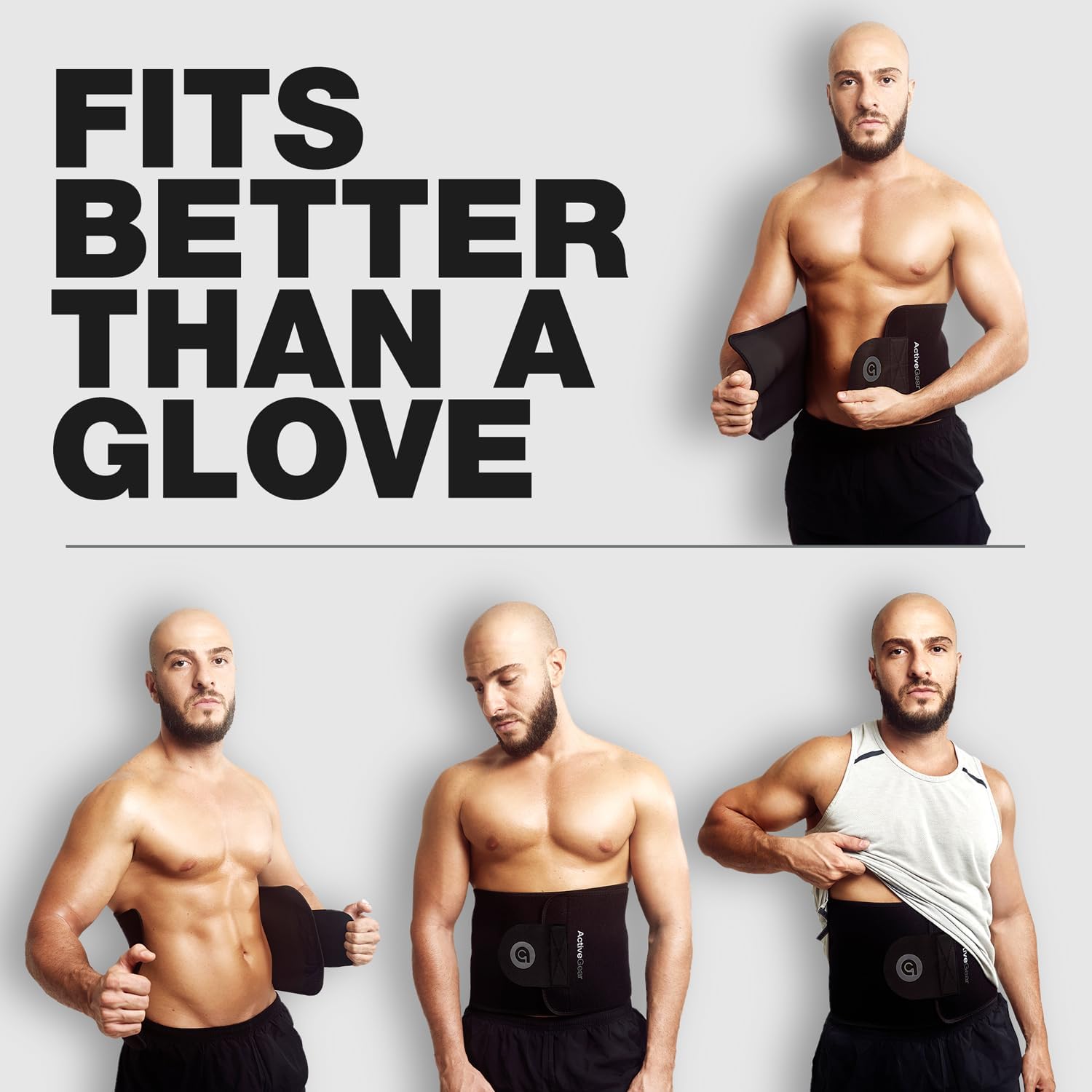 ActiveGear Premium Waist Trimmer & Trainer Belt for Men and Women - Sweat-Enhancing Slimming Wrap for Stomach, Adjustable Fit - Image 8