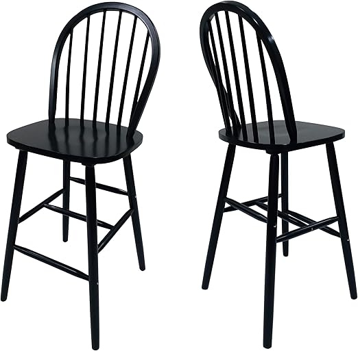 Great Deal Furniture Lopez Spindle Bar Stools Rubberwood