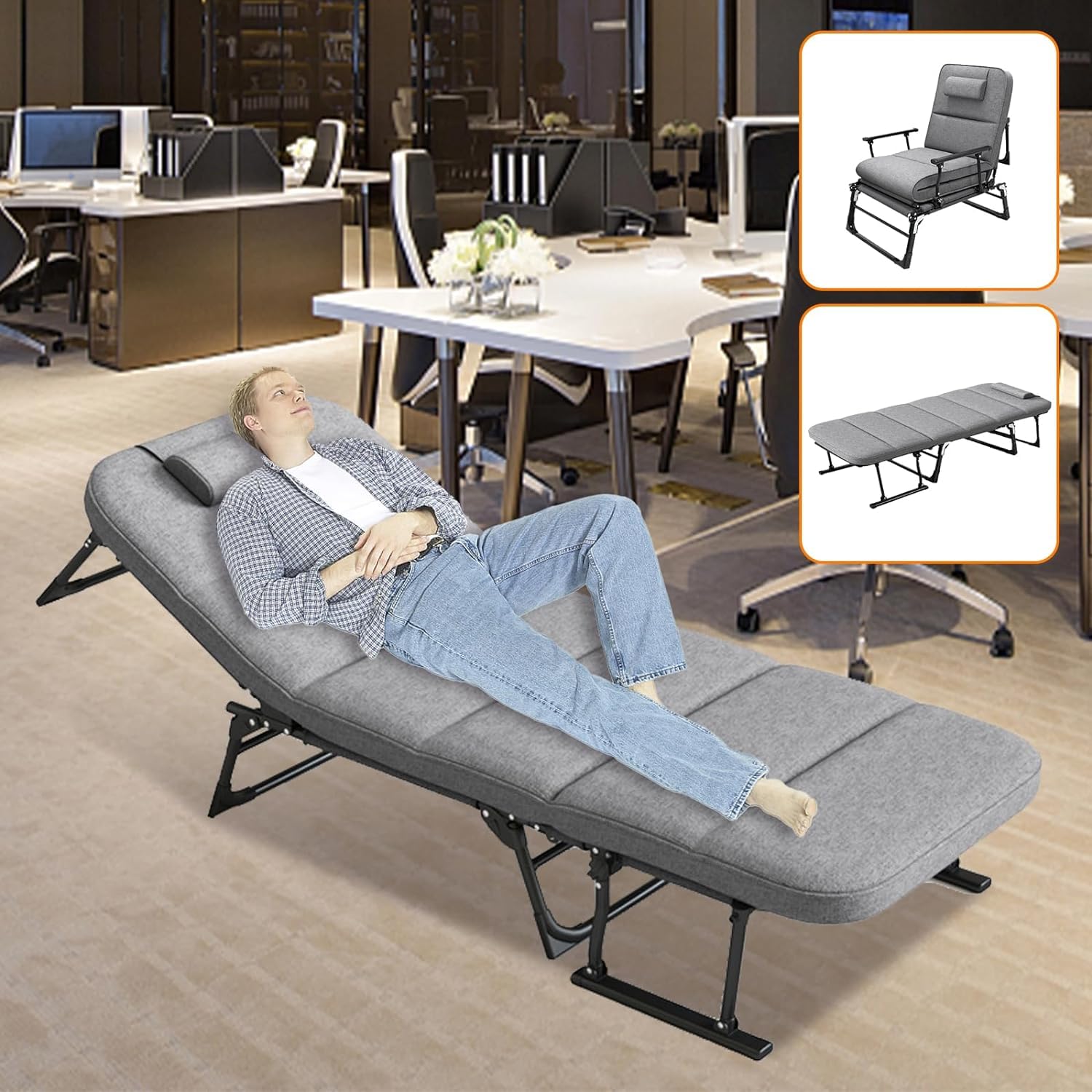 See full amazon price history chart for Meneflix 3 in 1 Folding Bed Cot with Cushion & Pillow, Adjustable 6-Position Folding Lounge Chair, Portable Sleeping Cots Sofa Bed Meneflix 3 in 1 Folding Bed Cot with Cushion & Pillow, Adjustable 6-Position Folding Lounge Chair, Portable Sleeping Cots Sofa Bed (B0D2R3Z9R2) Amazon Price History, Amazon Price Tracker
