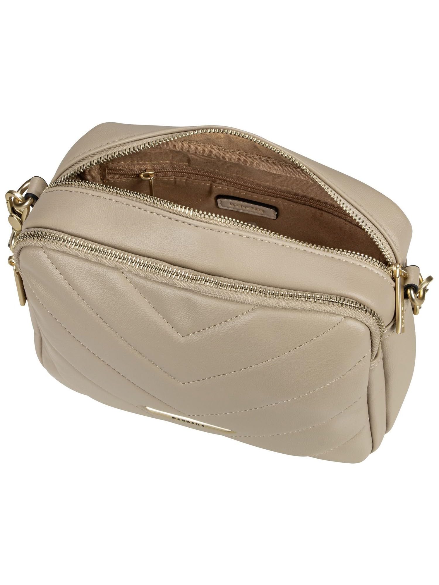 BARBARA COZY Crossbody Bag, Sand Cuidado personal y salud