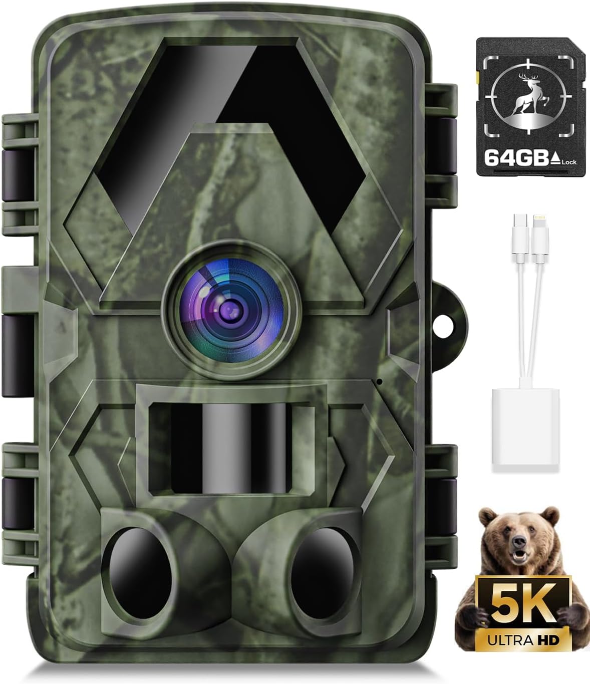 Trail Camera 5K 60MP with 0.05s Trigger (Laозiniu)